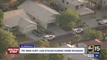 Glendale man hurt in home invasion, police looking for suspect who stole car