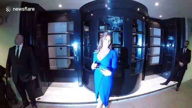 TOWIE star Pascal Craymer debuts baby bump at World Fashion Awards