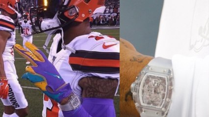 Odell Beckham Jr Signs Watch Deal After Sporting FAKE $2 Million Richard Mille Watch During Game