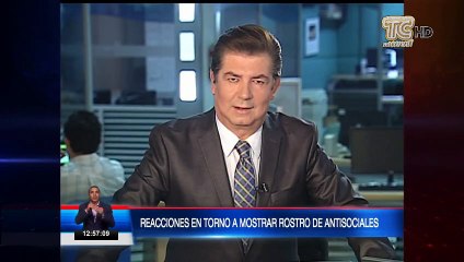 Reacciones en torno a mostrar el rostro de antisociales