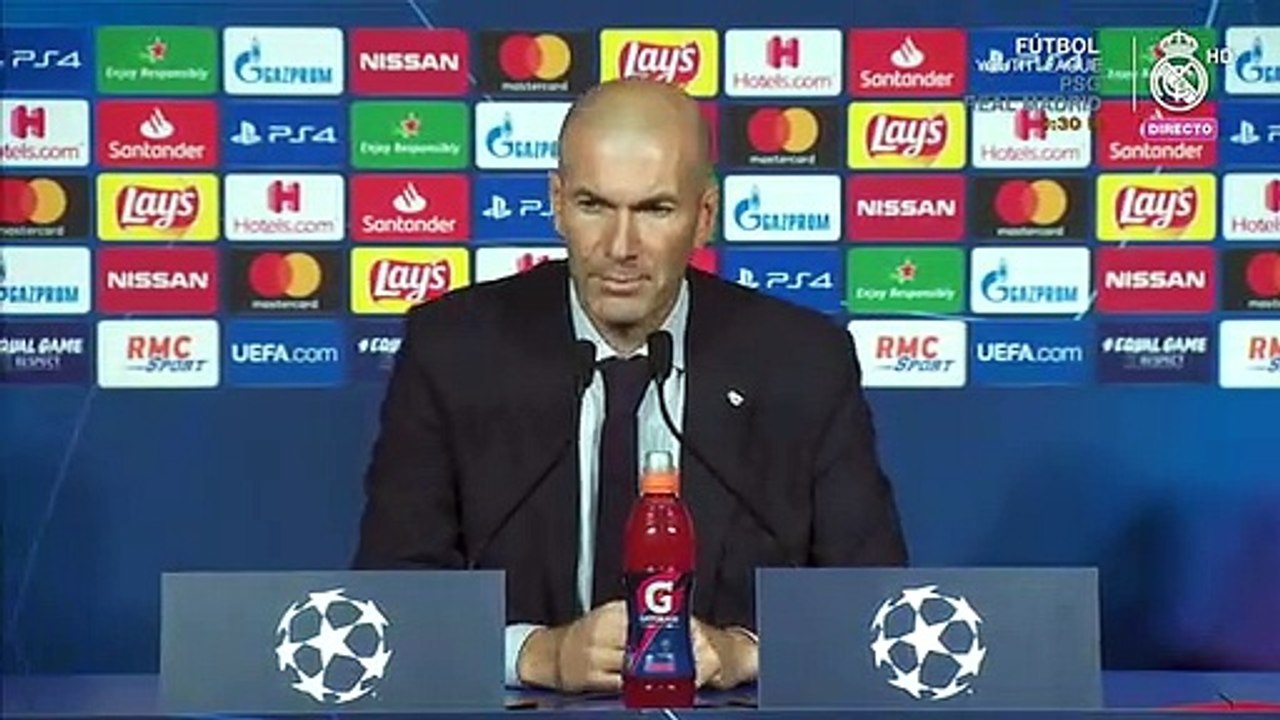 Zidane: "El PSG nos ha superado en todo, me preocupa nuestra intensidad"