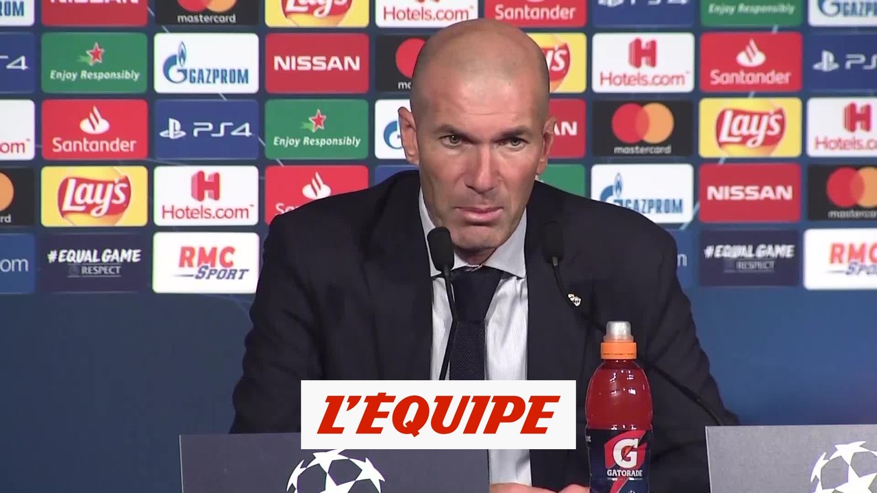 Zidane « Paris a été supérieur » - Foot - C1 - Real