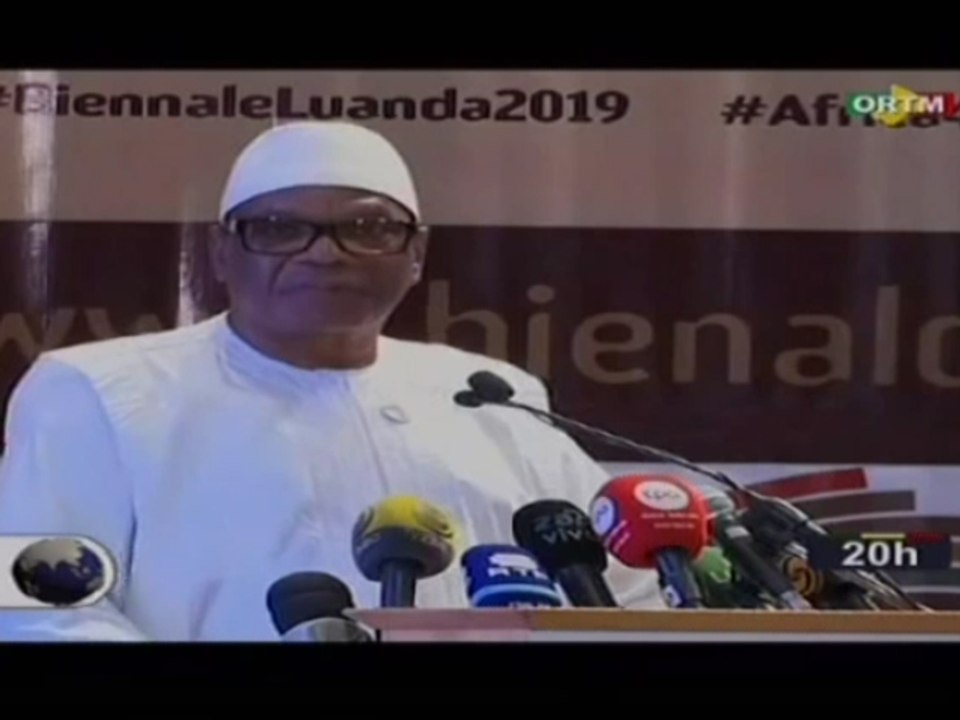 ORTM/Discours du Président, Ibrahim Boubacar KEITA à l’ouverture de la Biennale de Luanda