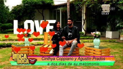 Cinthya Coppiano y Agustín se casarán en dos días