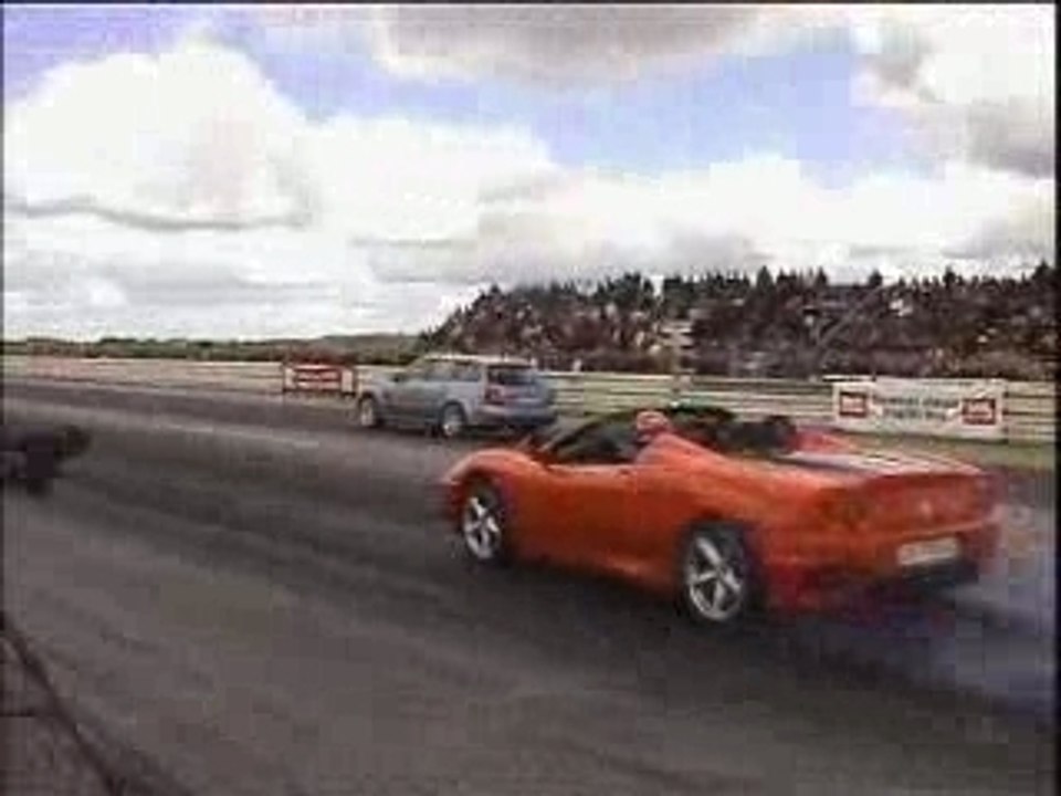 Audi RS4 contre FERRARI 360 modena