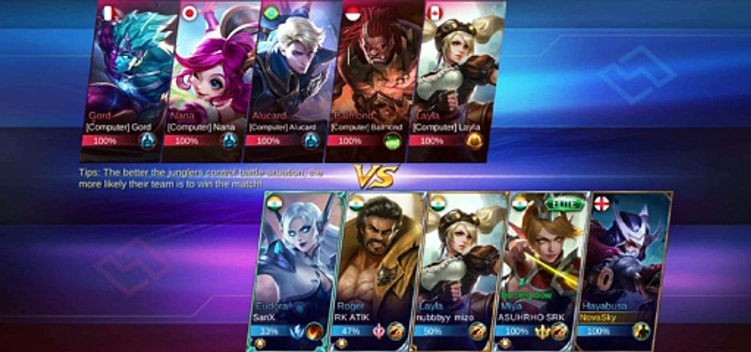 Mobile Legends Bang Bang Hero Hayabusa Gameplay