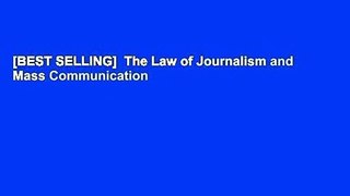 [BEST SELLING]  The Law of Journalism and Mass Communication