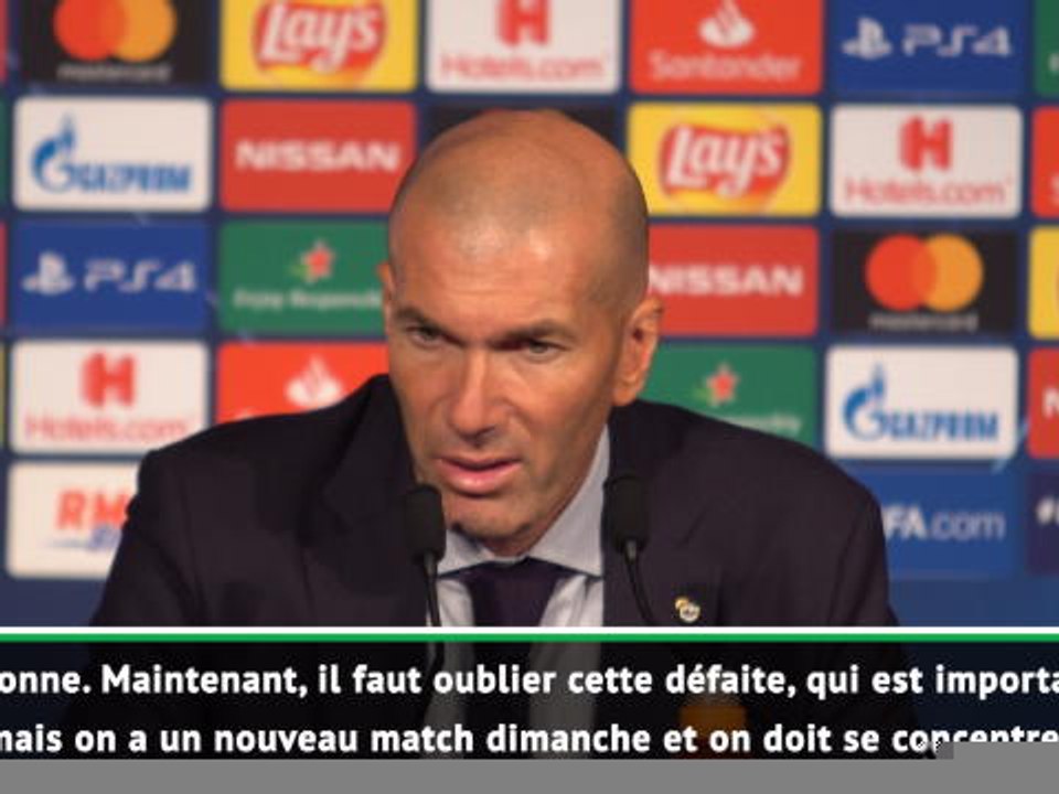 Groupe A - Zidane : "C'est la faute de tout le monde"