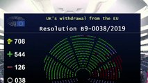 유럽의회, '브렉시트 연기' 지지 결의안 채택 / YTN