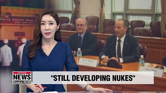 America's top diplomat for East Asia says he assumes N. Korea is still producing nuclear weapons