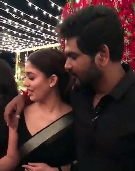 நயன்தாராவுடன் விக்னேஷ் சிவன் பிறந்தநாள் கொண்டாட்டம் - வீடியோ