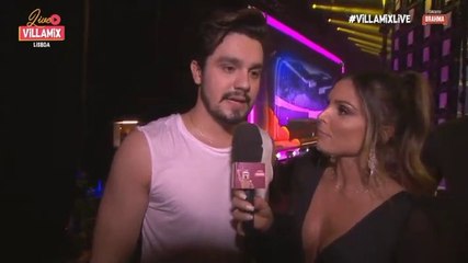 Flávia Viana entrevista Luan Santana - Villa Mix Lisboa 14.09.2019