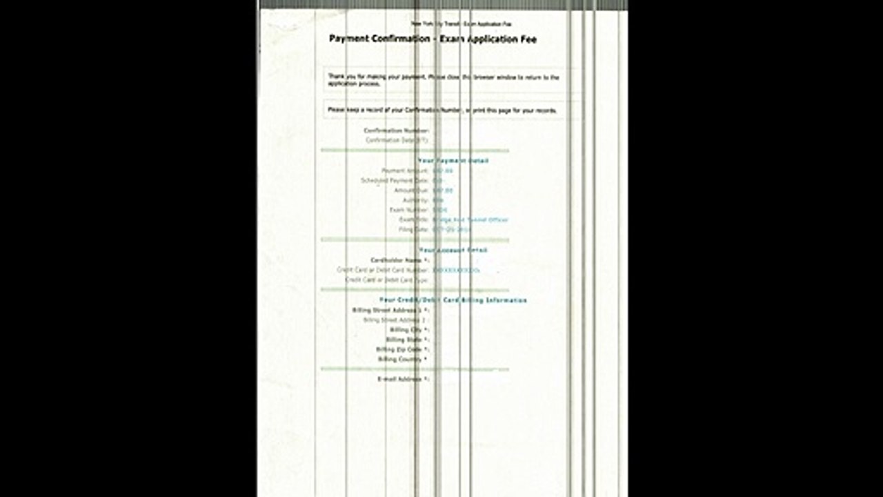 MTA BRIDGE AND TUNNEL OFFICER EXAM FEE
