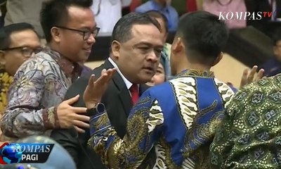 Ada Aksi Dorong-dorongan, Sidang Paripurna Pengesahan Tatib DPD RI Ricuh
