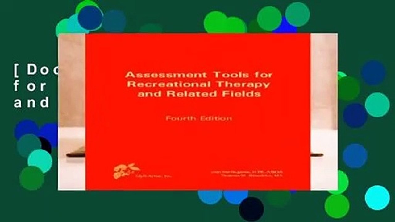 [Doc] Assessment Tools for Recreational Therapy and Related Fields