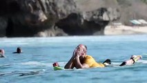 Adaptive Surfer Fabrizio Passetti Getting Barrelled at Padang