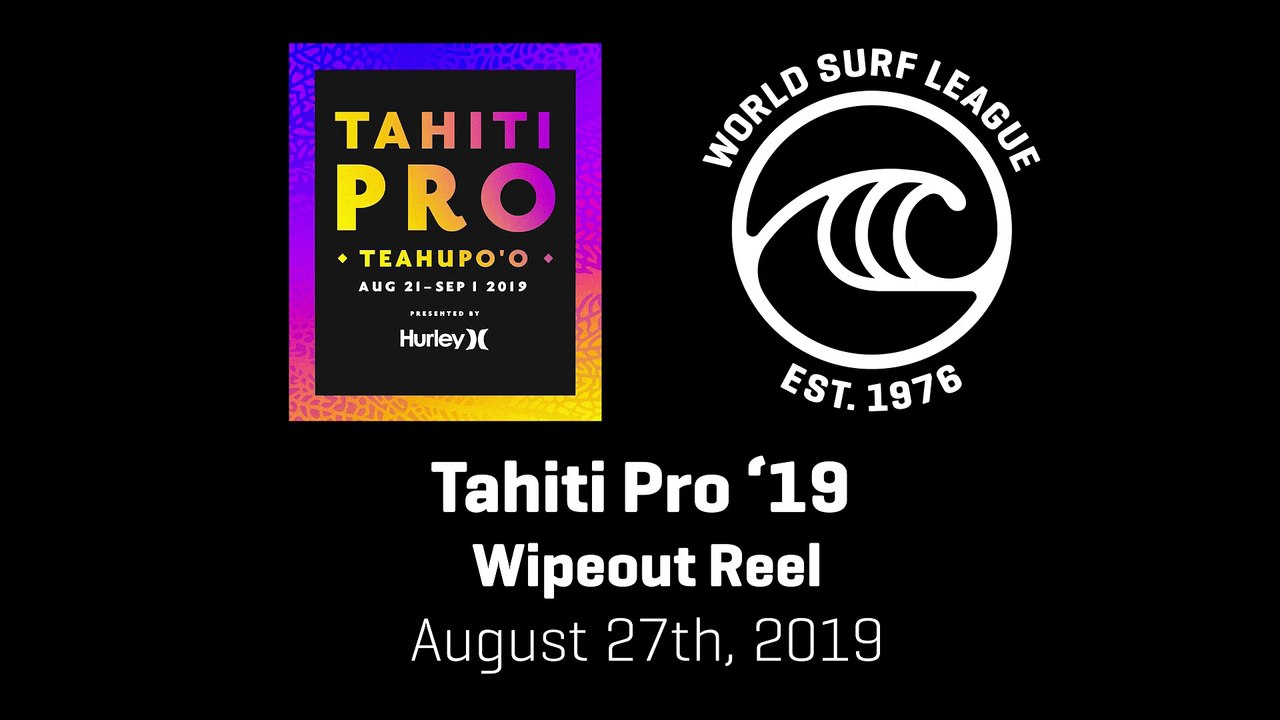 The Wipeouts at the 2019 Tahiti Pro Teahupo'o Have Been Spectacular