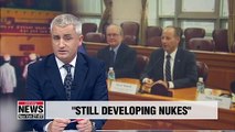 America's top diplomat for East Asia says he assumes N. Korea is still producing nuclear weapons