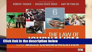 The Law of Journalism and Mass Communication  Review