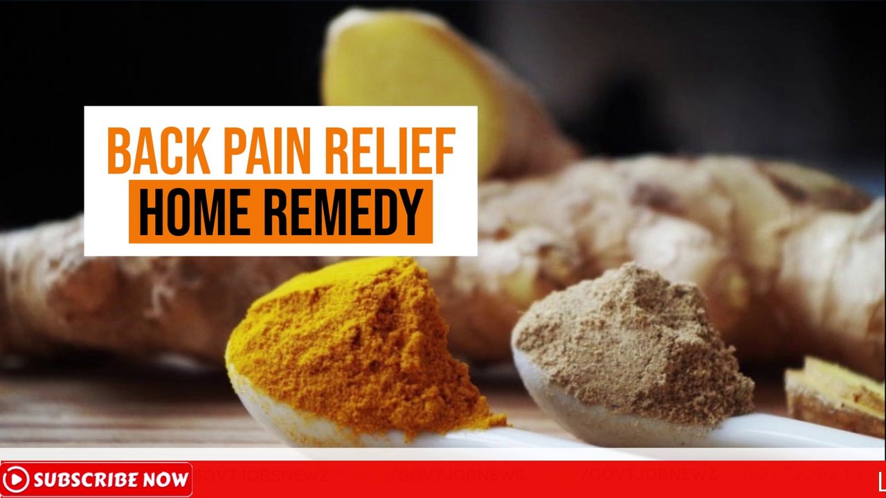 Home remedy for back pain relief | Fitness | Life Style | Health life