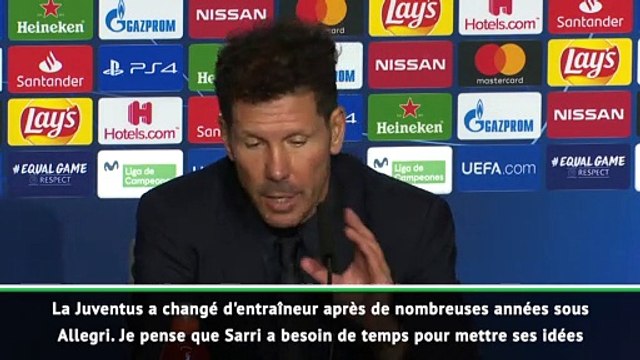 Diego Simeone : La Juventus peut gagner la Ligue des Champions