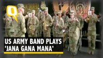 US Army Band Plays Indian National Anthem During Joint Exercise