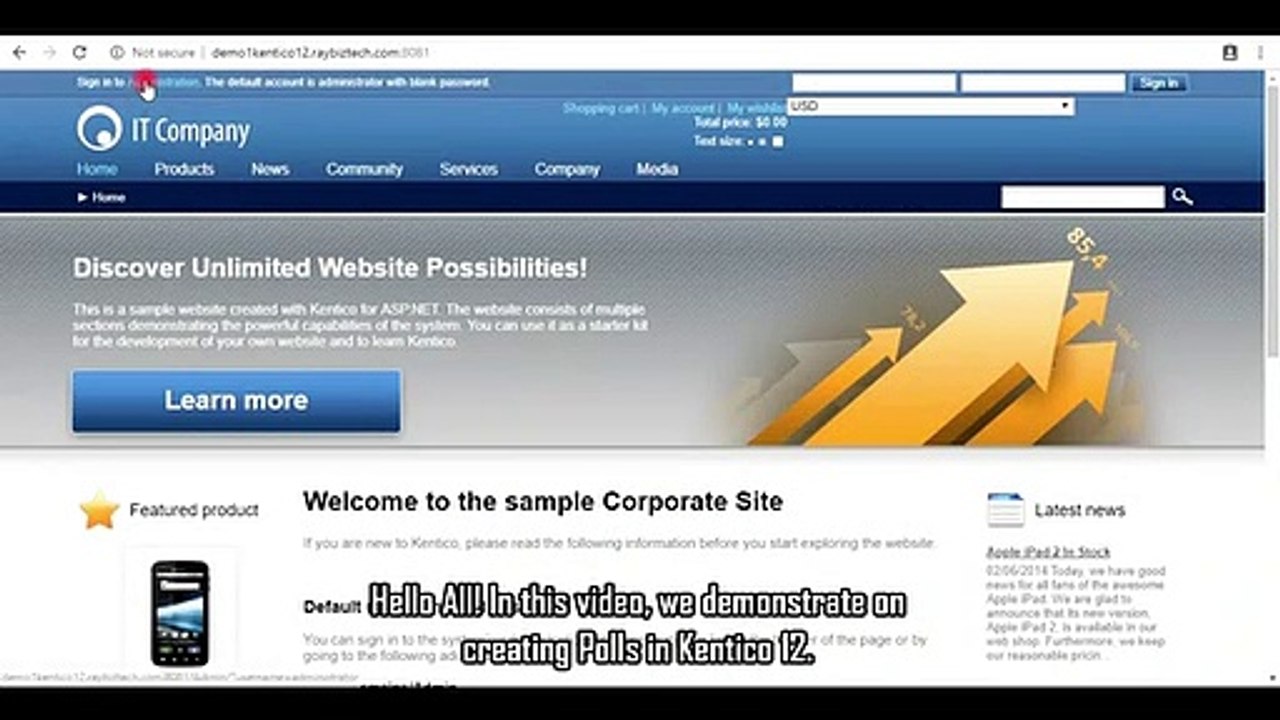 How to Create Polls in Kentico 12 Website | Raybiztech | Kentico Gold Partner