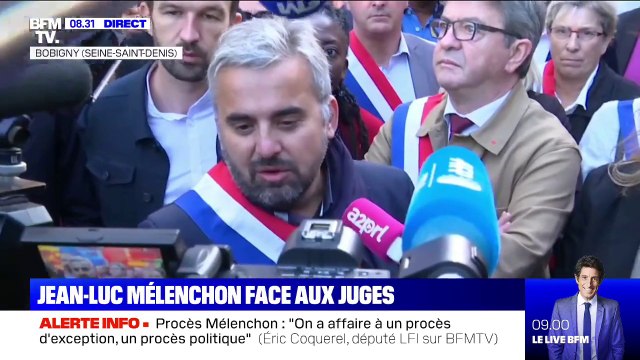 Alexis Corbière avant l'ouverture du procès : Nous sommes déterminés, persuadés que tout ça est hors norme et disproportionné