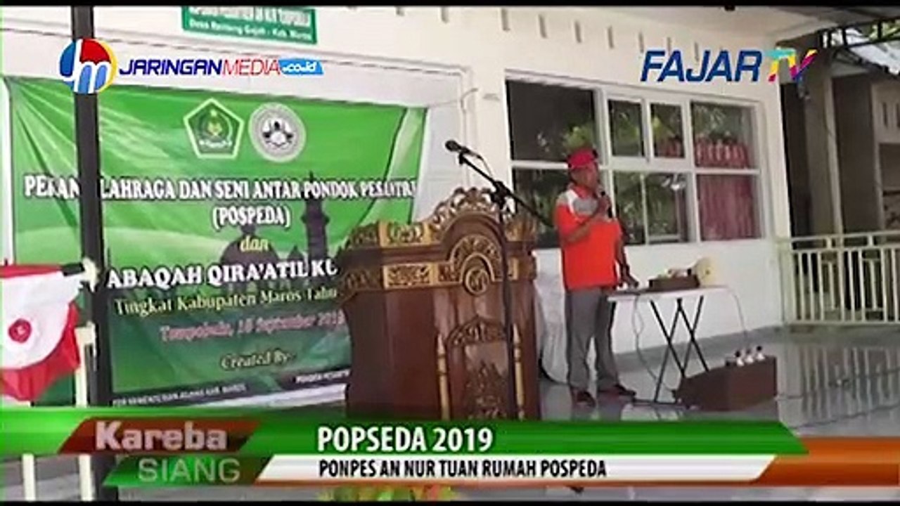 Pospeda 2019, Ponpes An Nur Tuan Rumah Pospeda