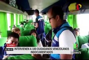 Tumbes: intervienen a 100 ciudadanos venezolanos indocumentados