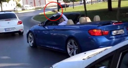 İstanbul'da düğün konvoyunda magandalar sağa sola ateş açtı