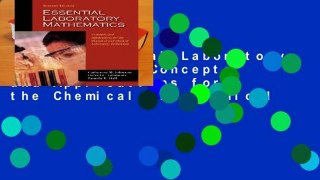 [Doc] Essential Laboratory Mathematics: Concepts and Applications for the Chemical and Clinical