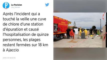 Ajaccio : Après l’incident sur une cuve de chlore, les plages restent fermées