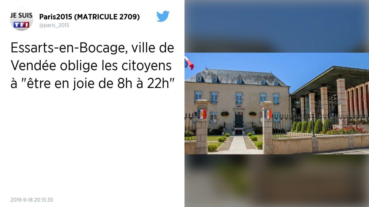 Le maire d’un village de Vendée prend un arrêté pour obliger ses concitoyens à « être en joie »