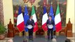 Roma - Incontro Conte-Macron Sì a meccanismo automatico di accoglienza dei migranti (18.09.19)