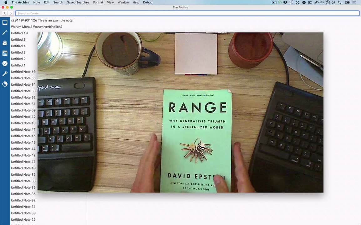 David Epstein: "Range" - Book processing - Ep 1