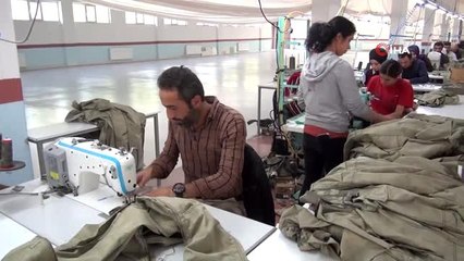 Tekstil fabrikasına dönüştürülen cezaevi 150 kişiye ekmek kapısı oldu