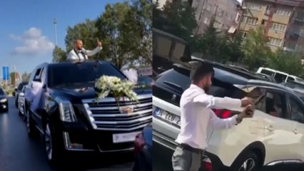 Korku ve dehşet saçtılar... 'Konvoy dediğin' notuyla paylaştılar!