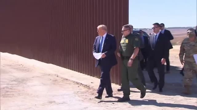 Trump califica la construcción del túnel fronterizo con México de emergencia nacional