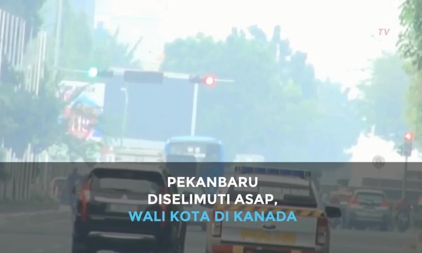 Pekanbaru Diselimuti Kabut Asap Pekat, Wali Kota Berada di Kanada