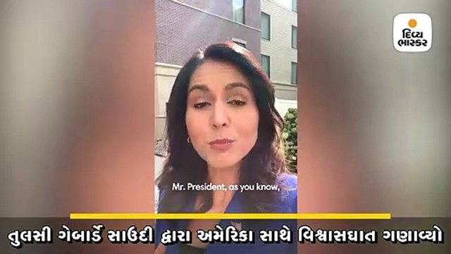 અમેરિકન સાંસદ તુલસીએ ટ્રમ્પને કહ્યું અમે તમારા દલાલ નથી અને તમે અમારા માલિક નથી