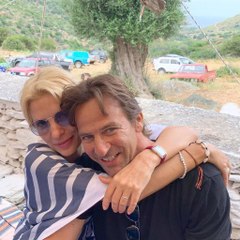 Μάκης Παντζόπουλος: Στην παιδική χαρά με την Μαρίνα