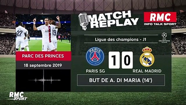 PSG 3-0 Real Madrid : Le goal replay avec les commentaires en live de RMC
