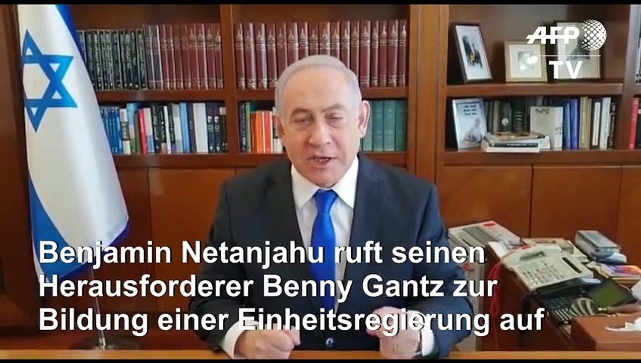 Netanjahu will jetzt eine Einheitsregierung