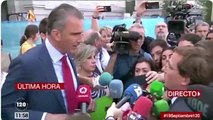 Discusión entre Ortega Smith y el alcalde de Madrid con las cámaras delante