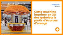 Cette machine imprime en 3D des gobelets à partir d’écorces d’orange