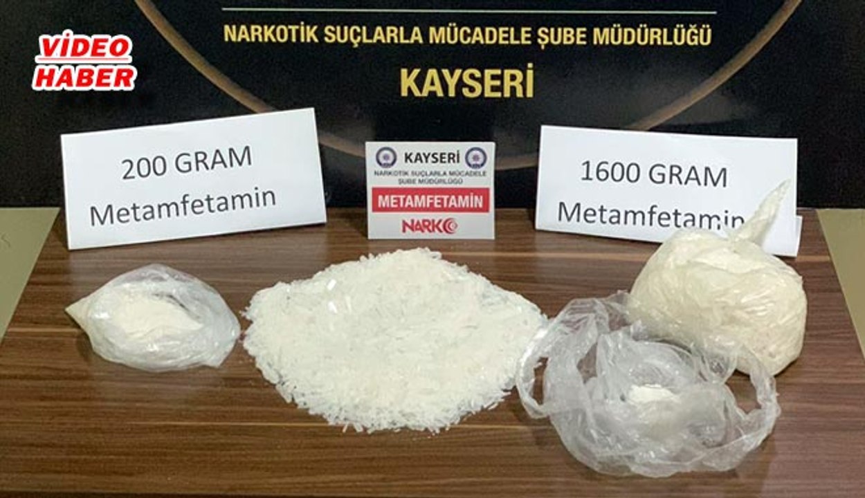 (19 Eylül 2019) UYUŞTURUCU OPERASYONU: 3 GÖZALTI 1 KİLO 800 GRAM METAMFETAMİN ELE GEÇİRİLDİ