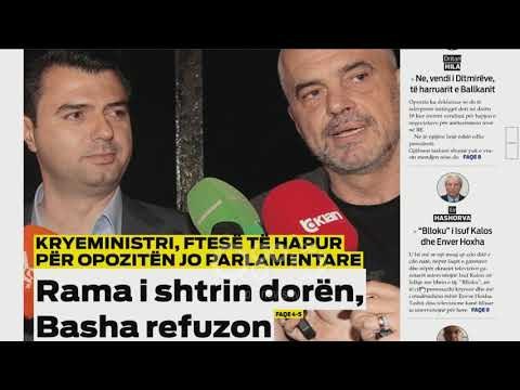 Ora juaj, Shtypi i ditës: Rama i shtrin dorën, Basha refuzon