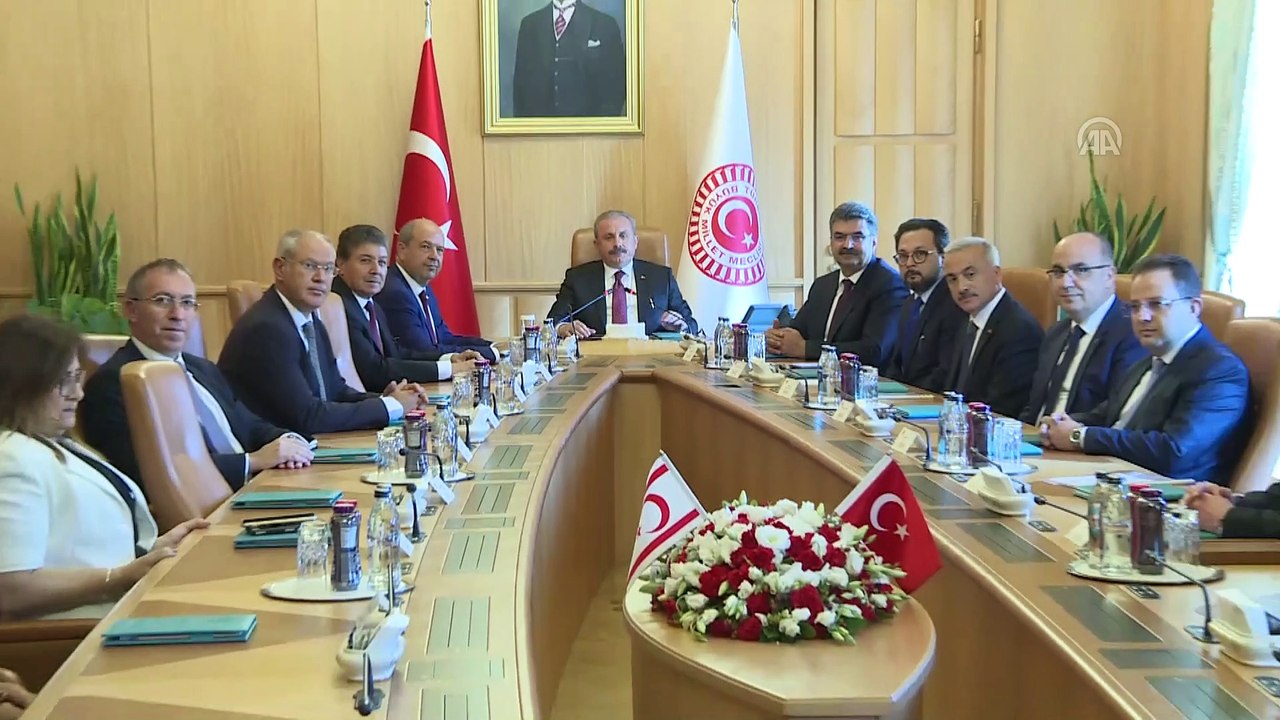 TBMM Başkanı Mustafa Şentop'un kabulü - TBMM