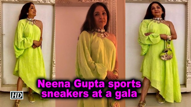 Neena Gupta sports sneakers at a gala